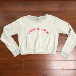Aerie inside out banded crew neck